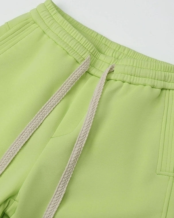 Neon Green Hoodie And Pants Set