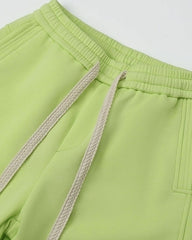 Neon Green Hoodie And Pants Set