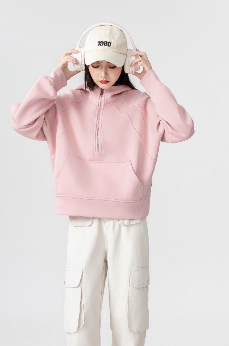 New Pink Hoodie Classic Pullover