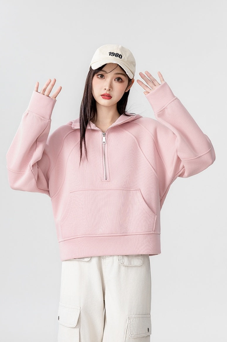 New Pink Hoodie Classic Pullover