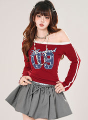 Off Shoulder Slim Fit Top