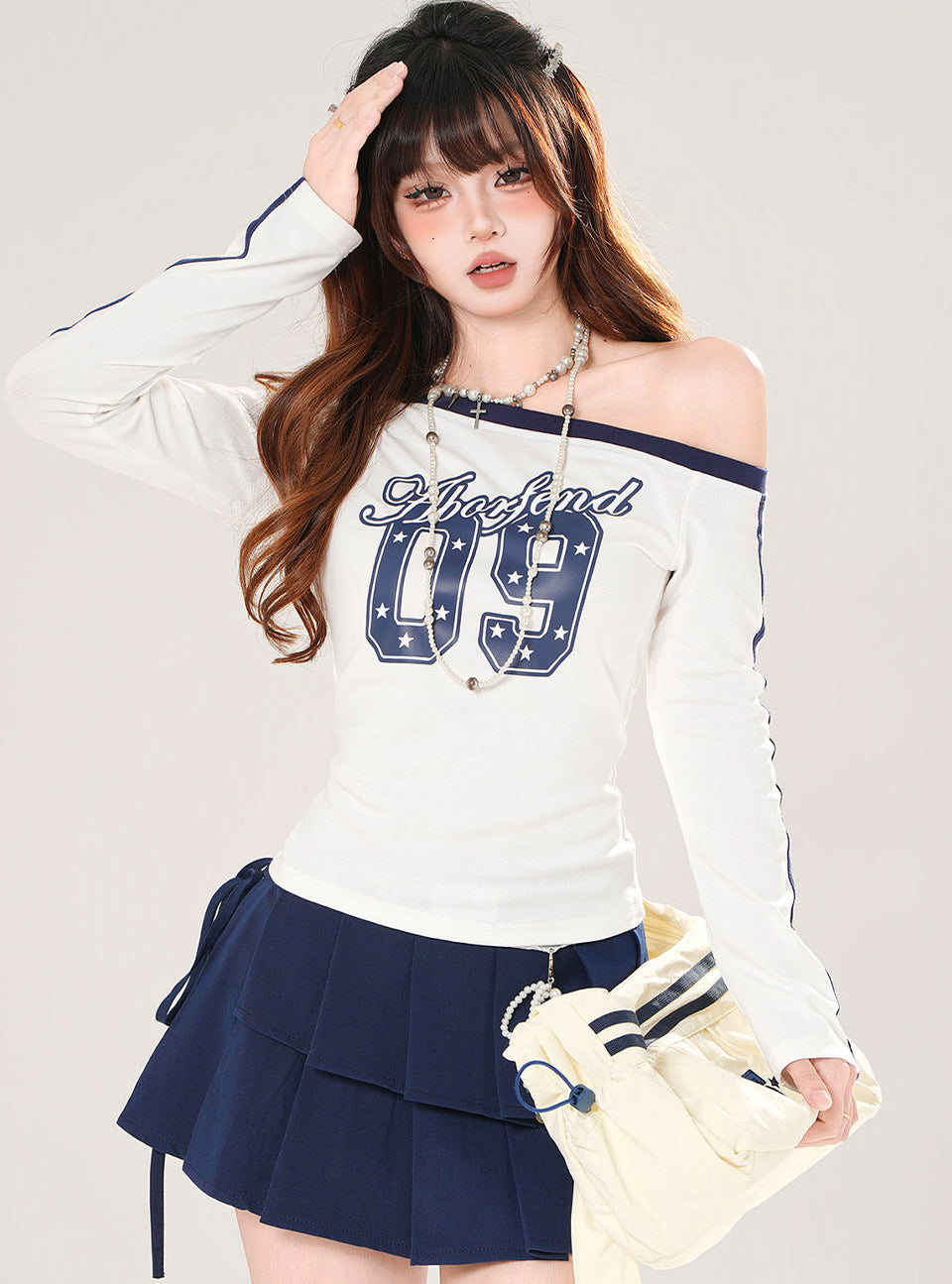 Off Shoulder Slim Fit Top