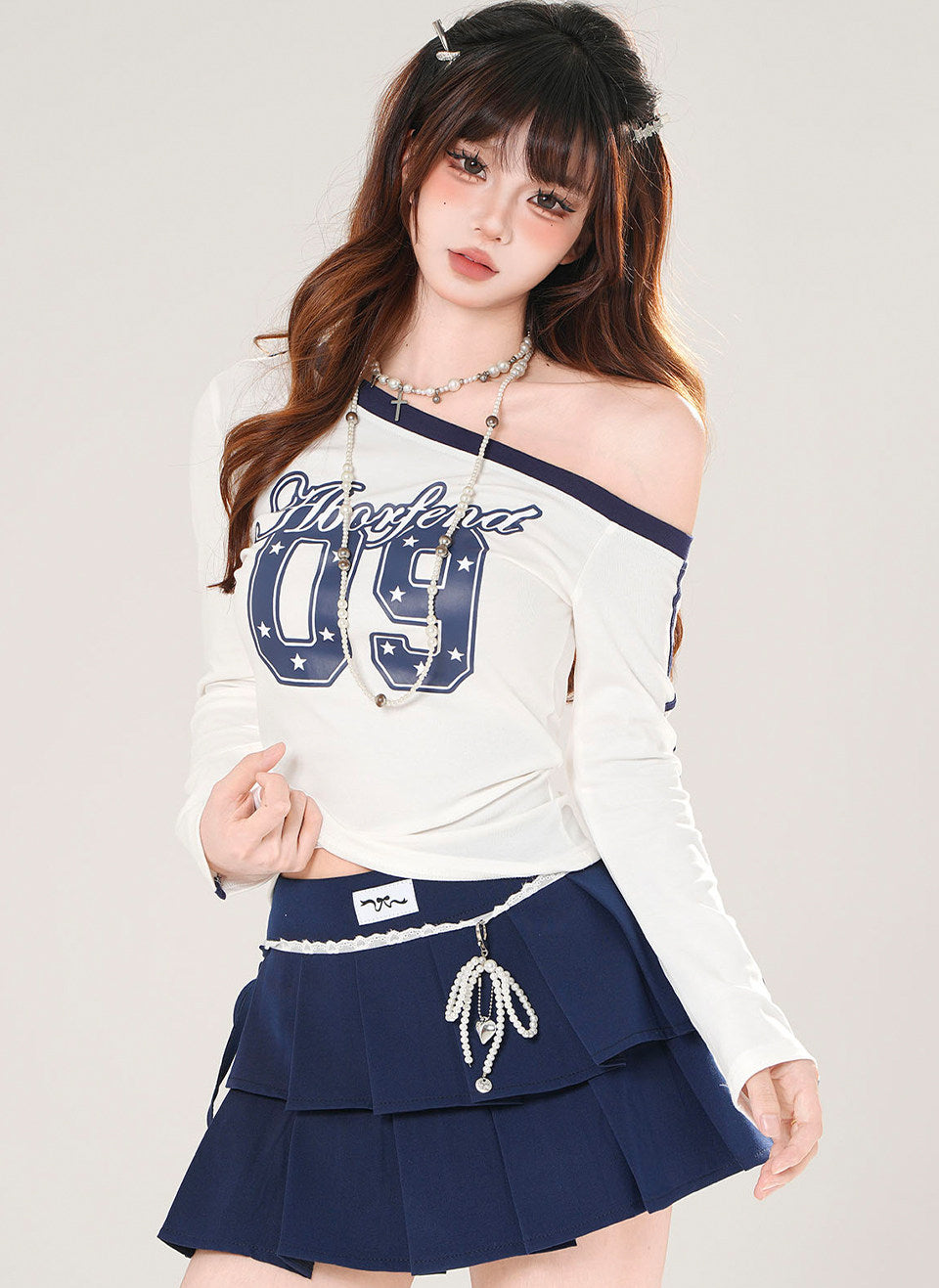 Off Shoulder Slim Fit Top