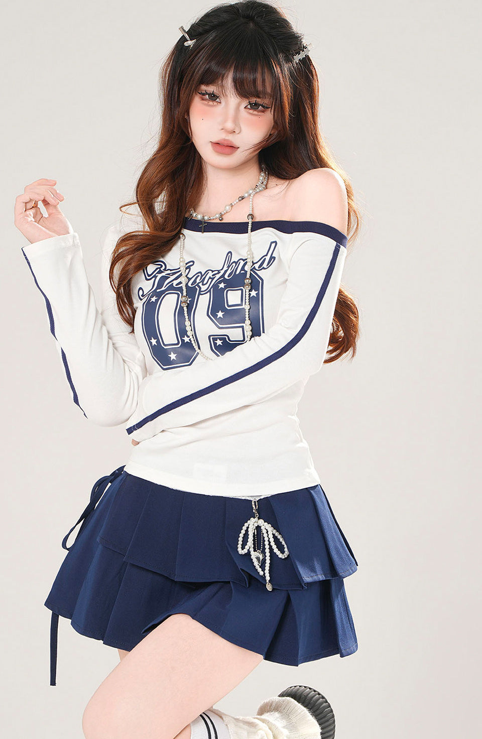 Off Shoulder Slim Fit Top