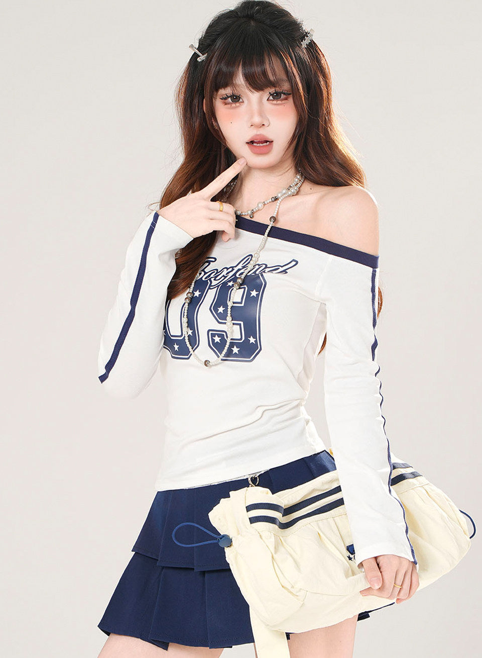 Off Shoulder Slim Fit Top
