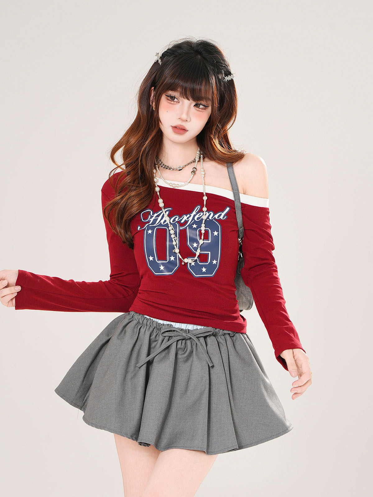 Off Shoulder Slim Fit Top