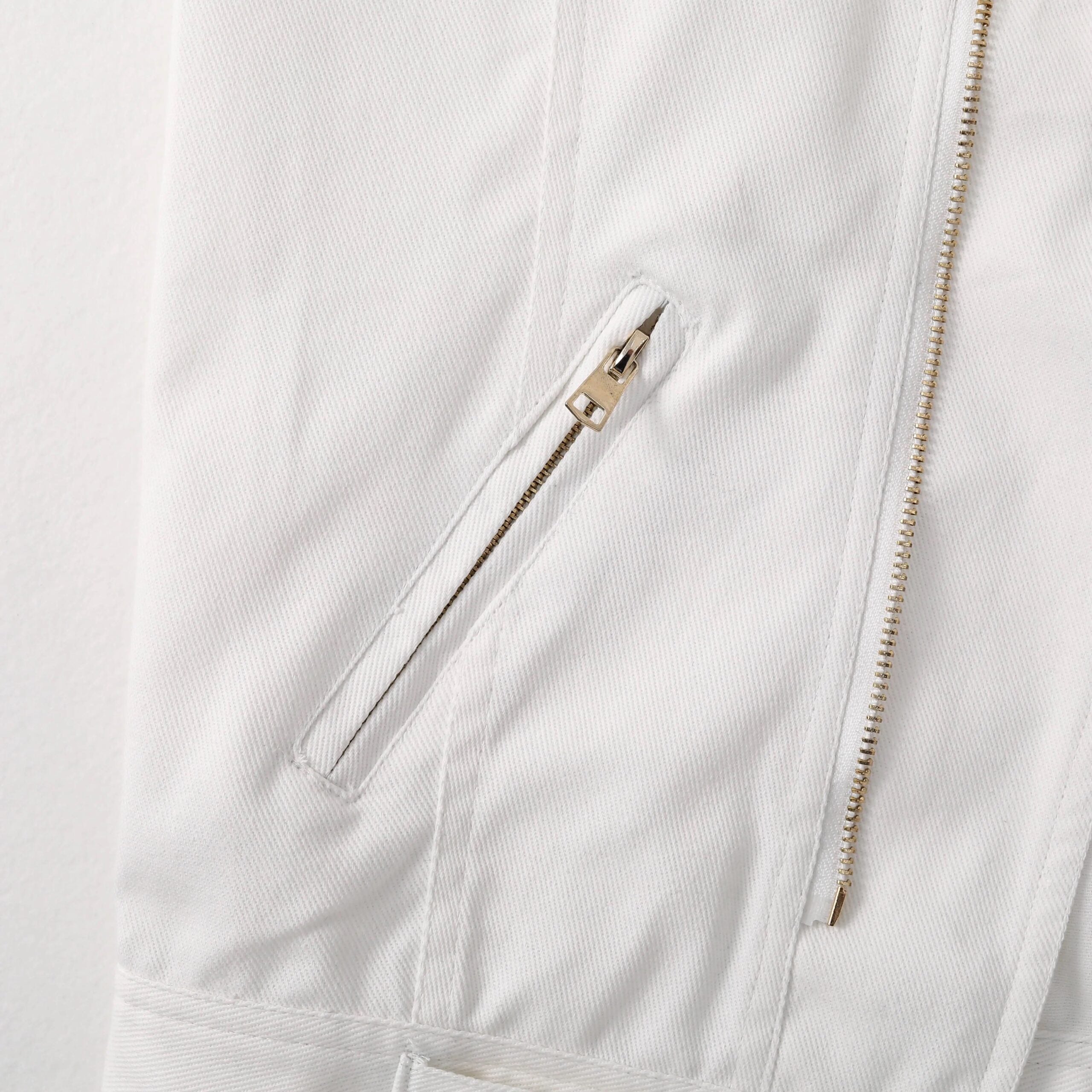 Off White Biker Denim Vest