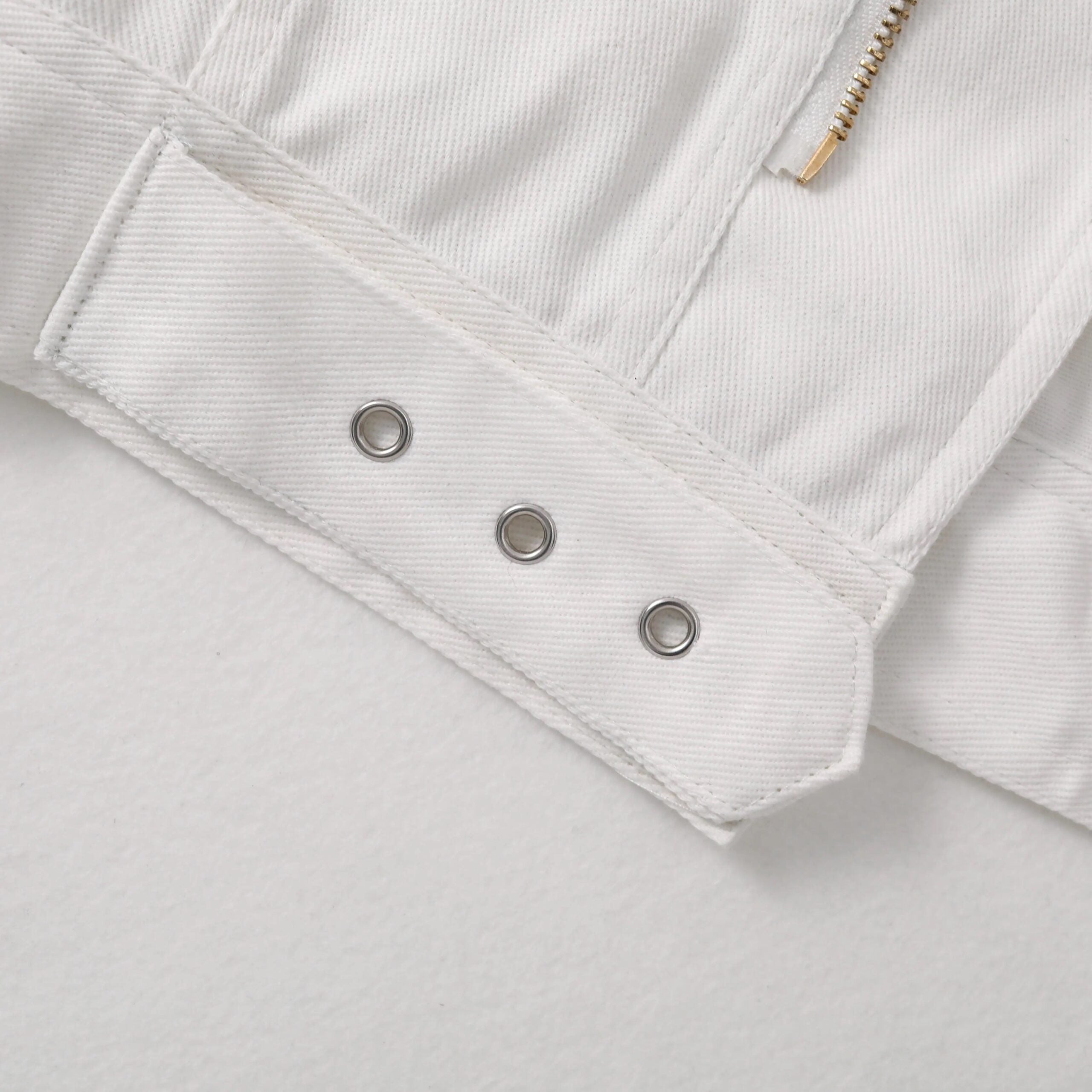 Off White Biker Denim Vest