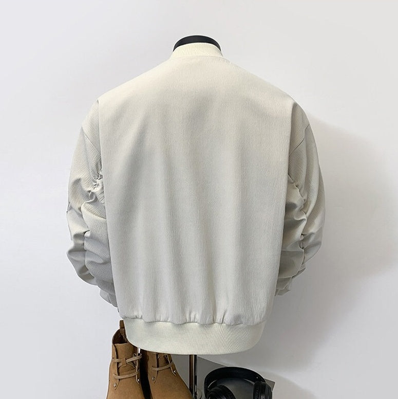 Off-White Snap Button Bomber Jacket