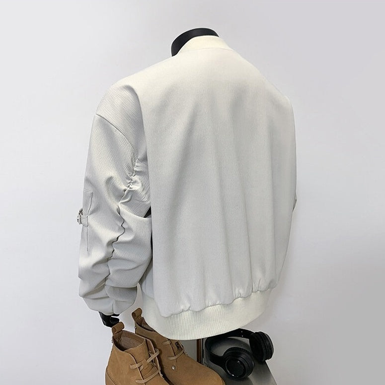Off-White Snap Button Bomber Jacket