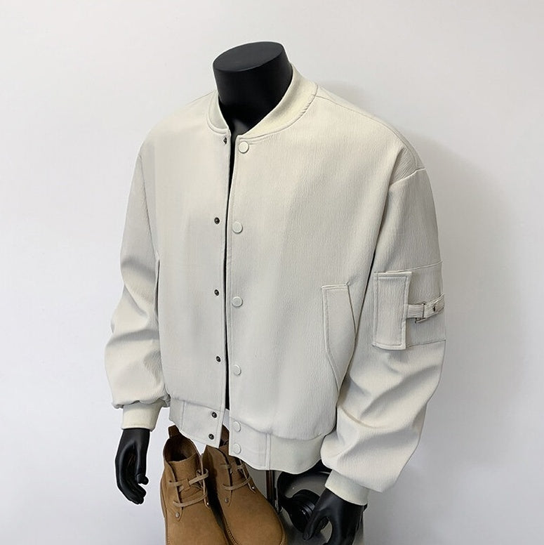 Off-White Snap Button Bomber Jacket