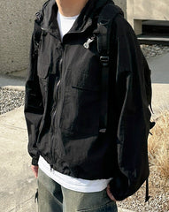 Outdoor Hooded Jacket Trendy Style