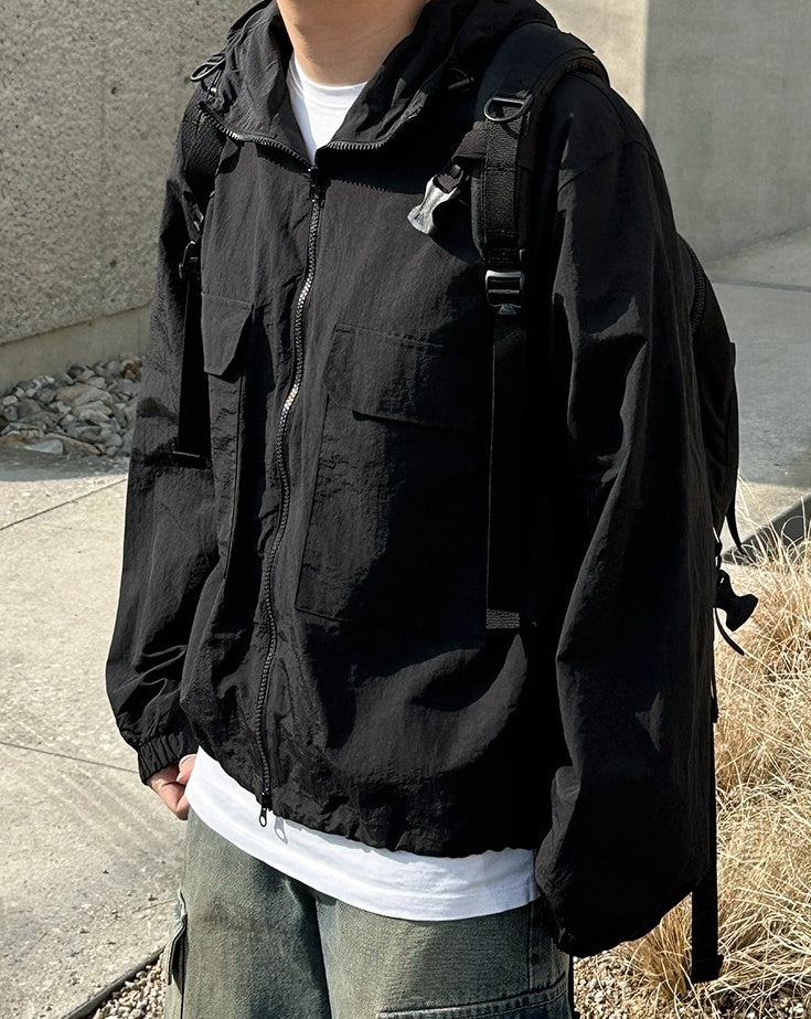 Outdoor Hooded Jacket Trendy Style