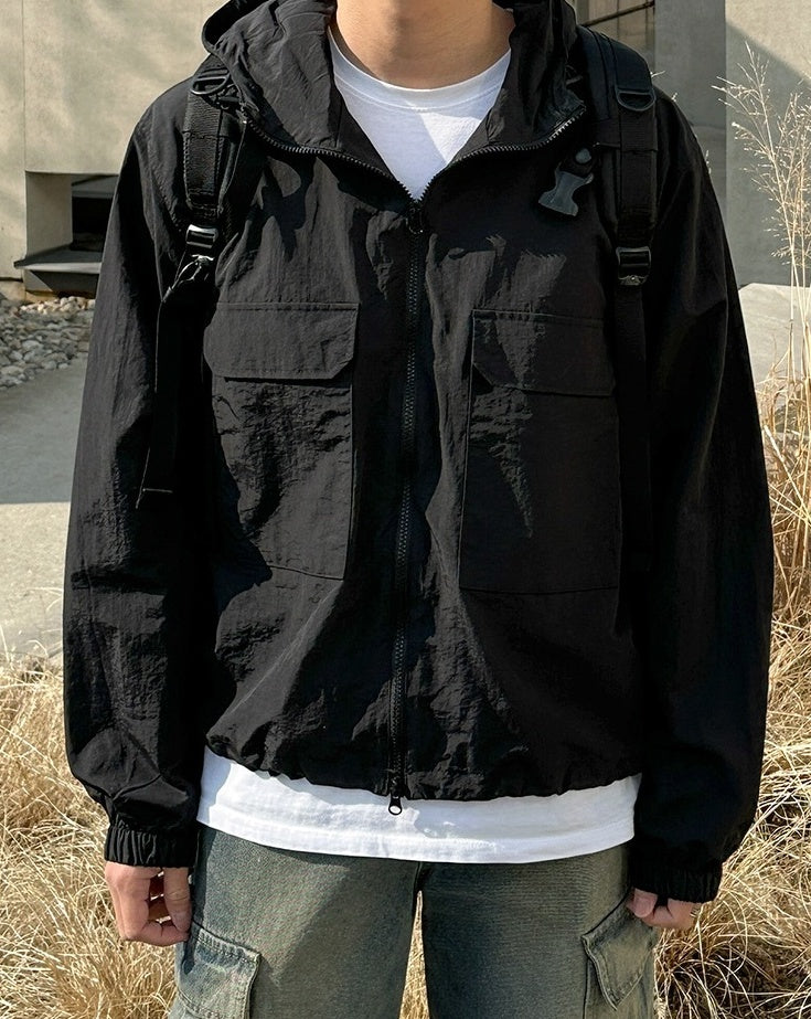 Outdoor Hooded Jacket Trendy Style
