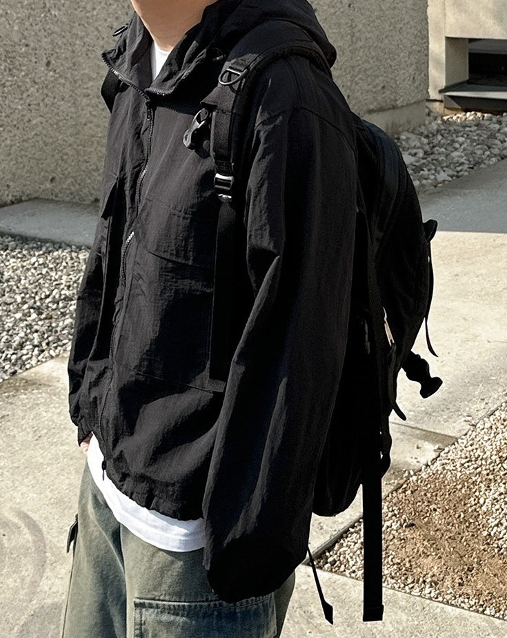 Outdoor Hooded Jacket Trendy Style