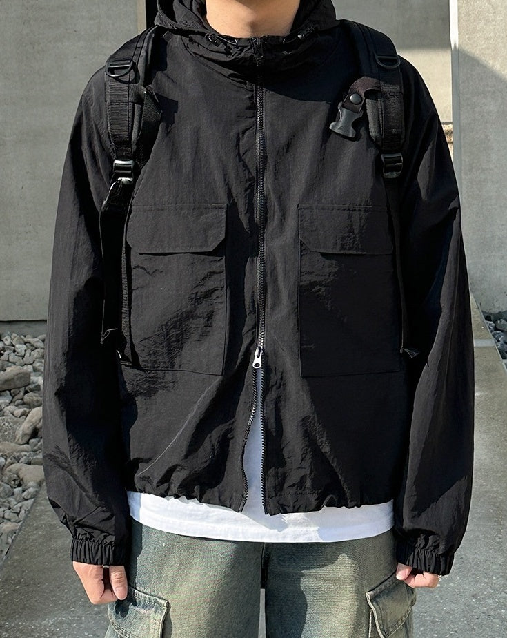 Outdoor Hooded Jacket Trendy Style