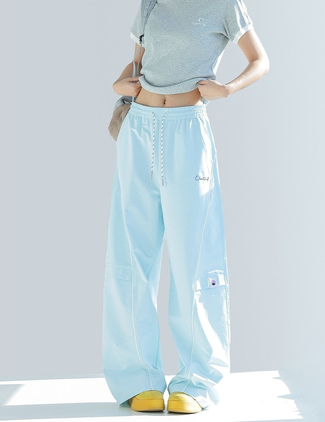 Outdoor Utility Wide Leg Straight Casual Pants