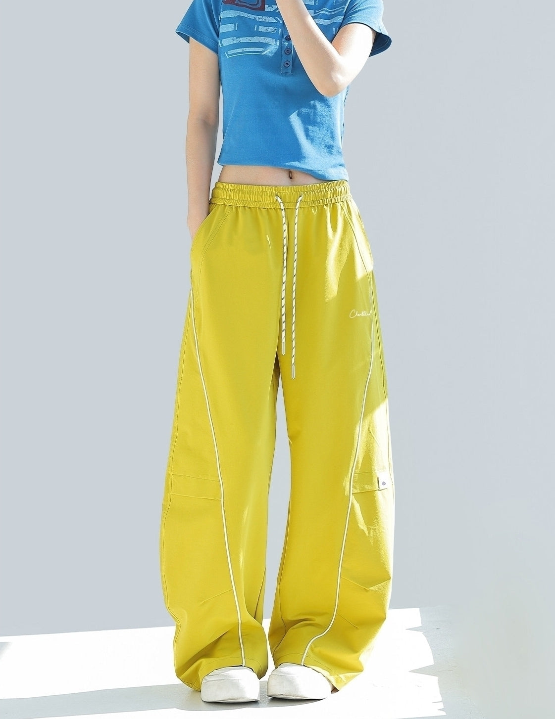 Outdoor Utility Wide Leg Straight Casual Pants