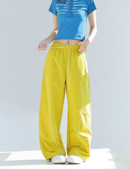 Outdoor Utility Wide Leg Straight Casual Pants