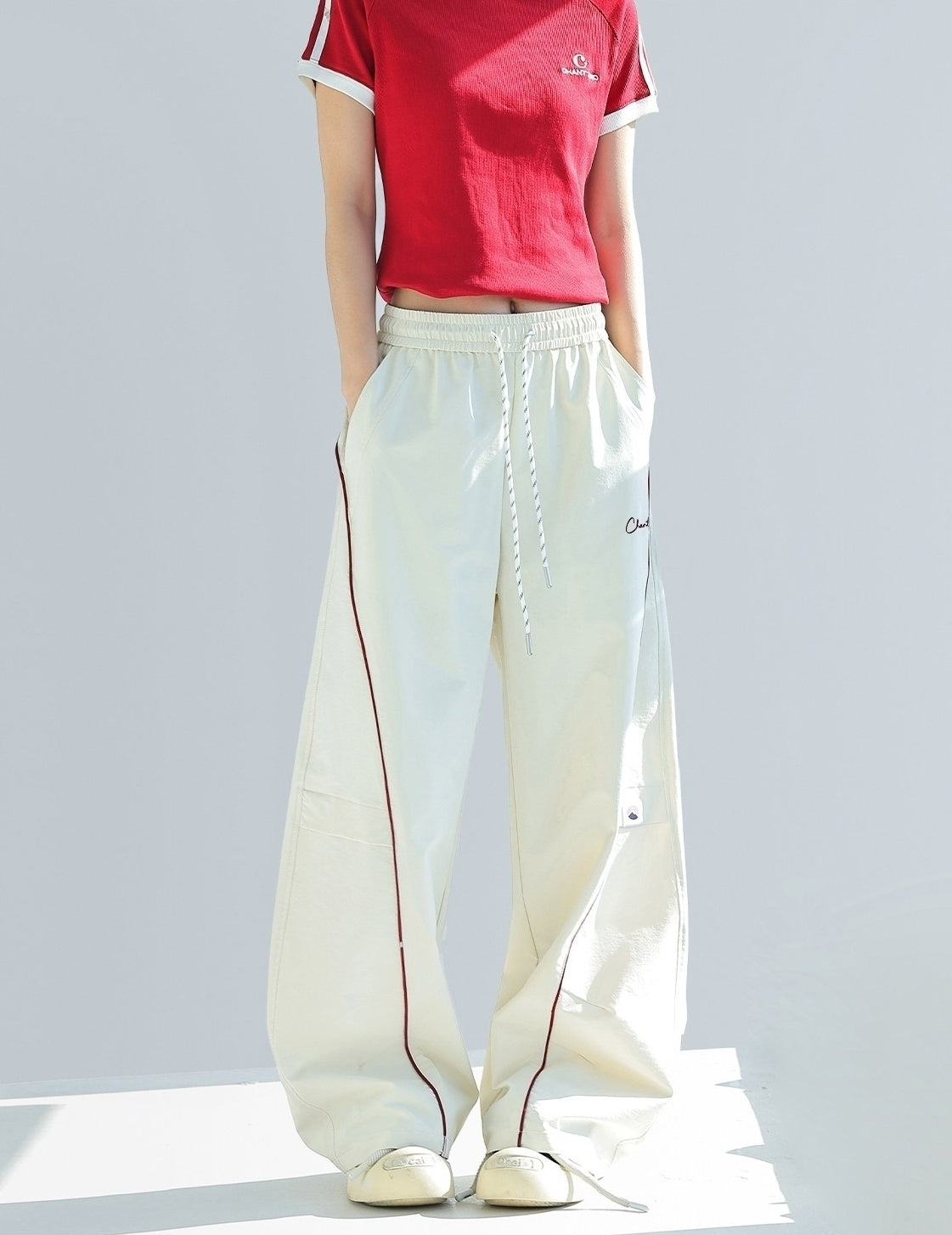 Outdoor Utility Wide Leg Straight Casual Pants