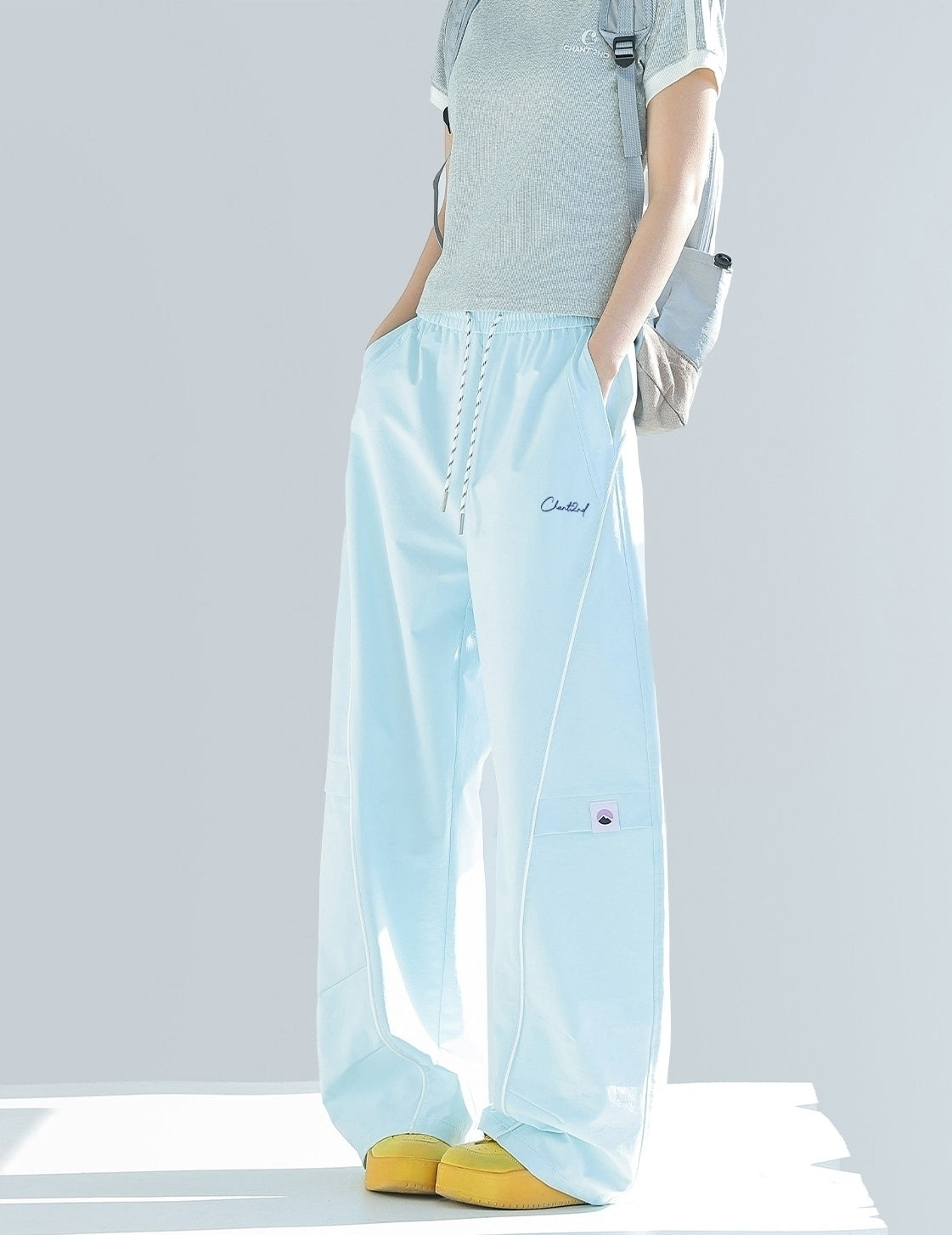 Outdoor Utility Wide Leg Straight Casual Pants