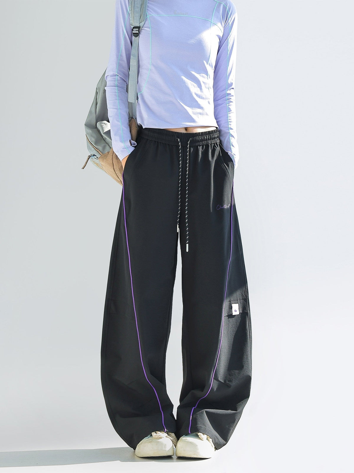 Outdoor Utility Wide Leg Straight Casual Pants