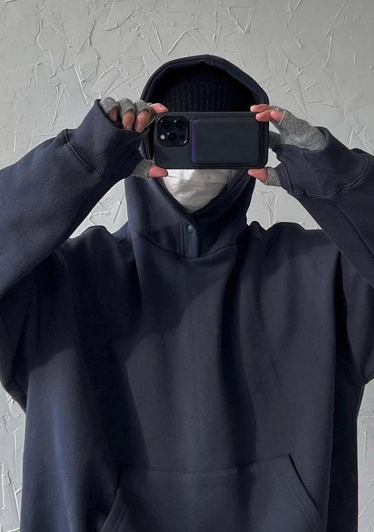 Oversized Fleece Hoodie Jacket