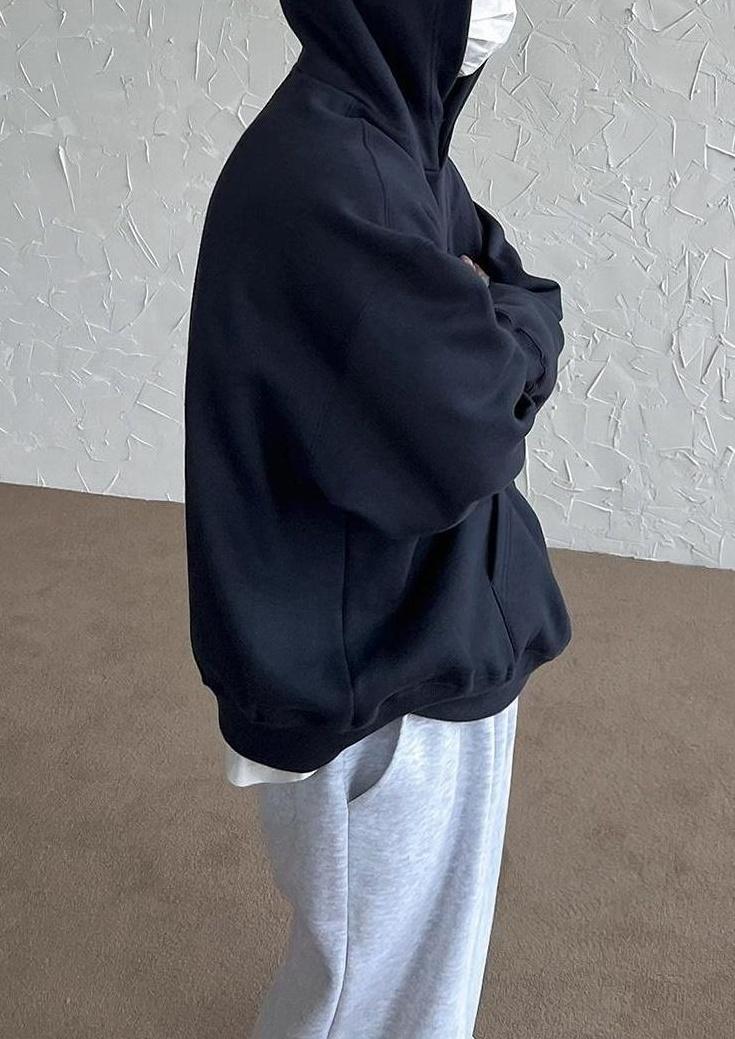 Oversized Fleece Hoodie Jacket