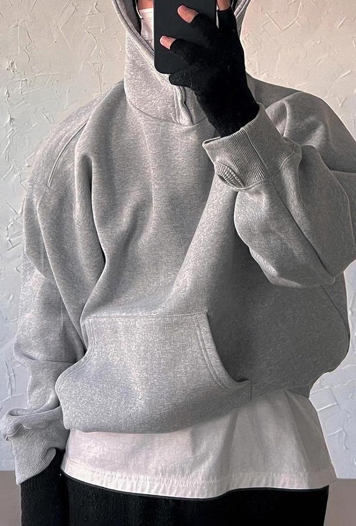 Oversized Fleece Hoodie Jacket