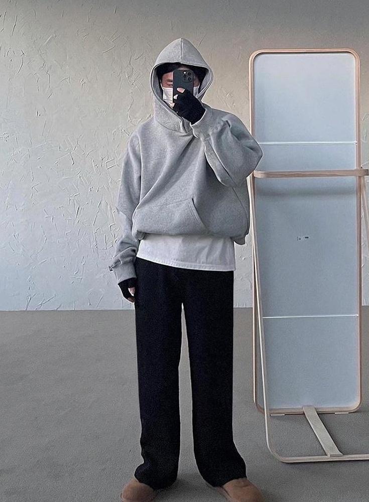 Oversized Fleece Hoodie Jacket
