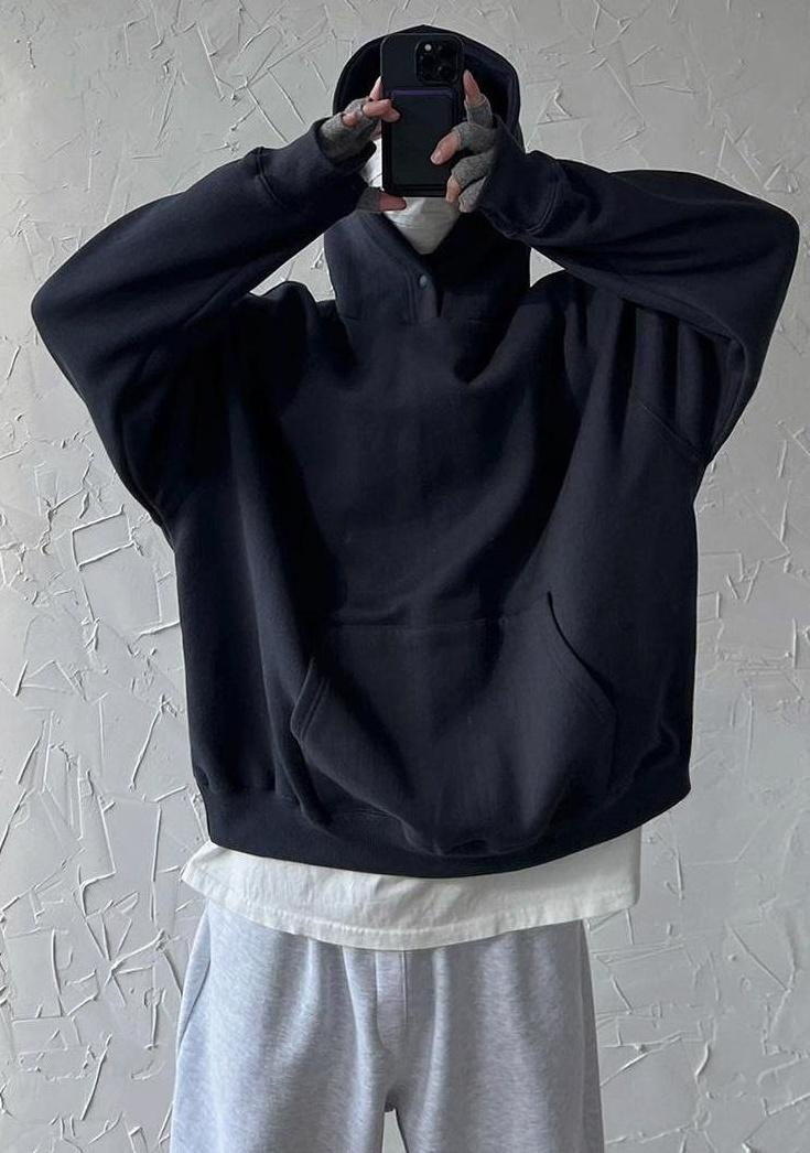 Oversized Fleece Hoodie Jacket