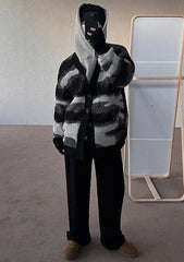 Oversized Fleece Hoodie Jacket
