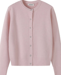 Pink Basic Knit Cardigan