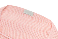 Pink Cropped Open Cardigan