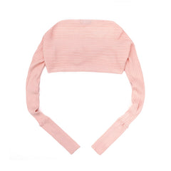 Pink Cropped Open Cardigan