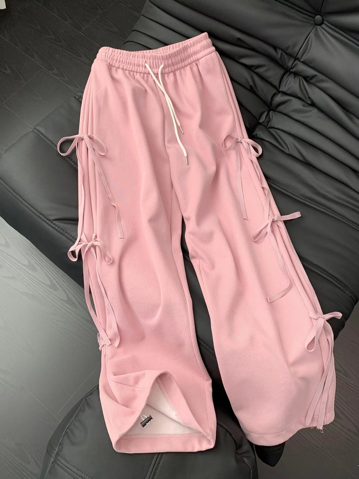 Pink Ribbons String Sweatpants
