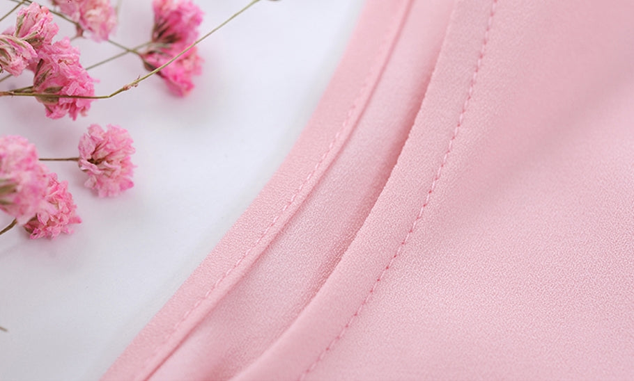 Pink Sleeveless Shirt