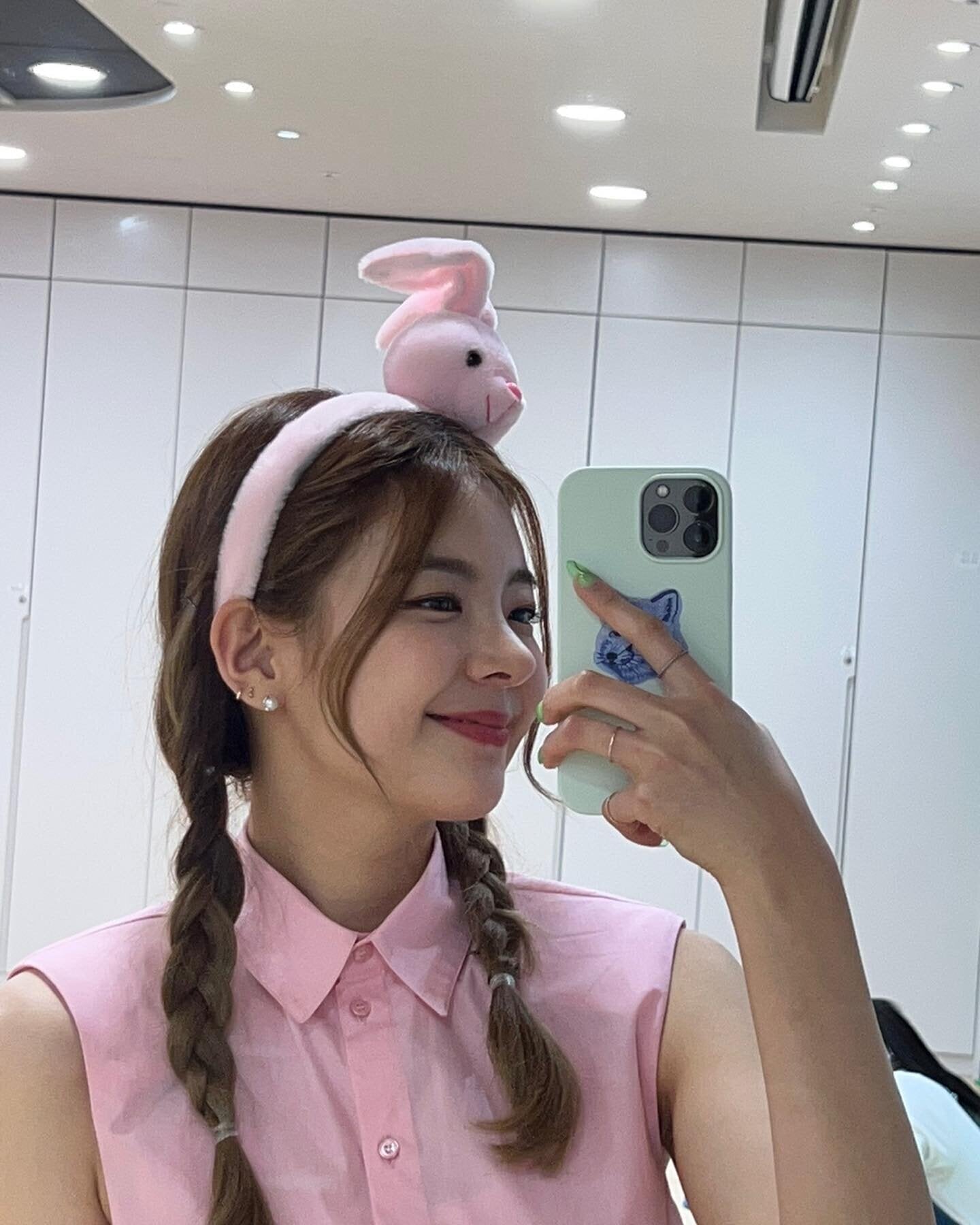 Pink Sleeveless Shirt