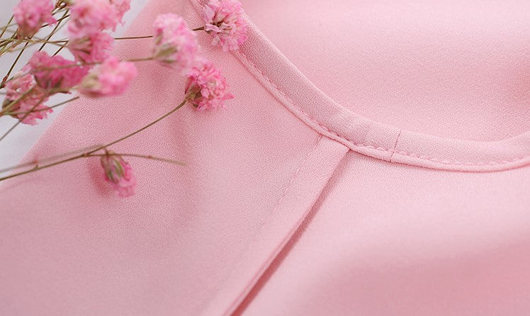 Pink Sleeveless Shirt