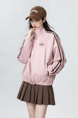 Pink Baseball Jacket