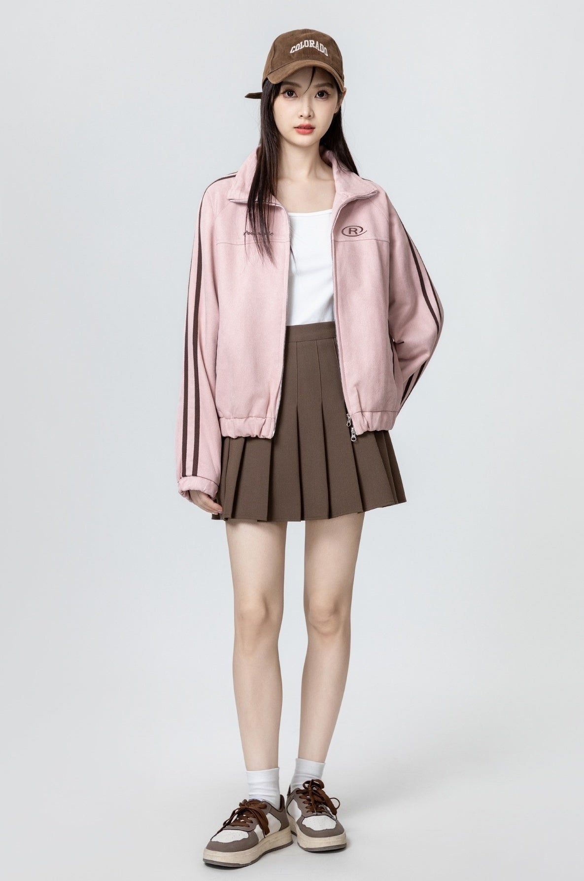 Pink Baseball Jacket