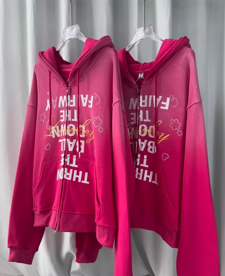 Pink 'Throw The Ball Down The Fairway' Jacket