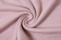 Pink Tube Top With Lettuce Edge Scarf Detail