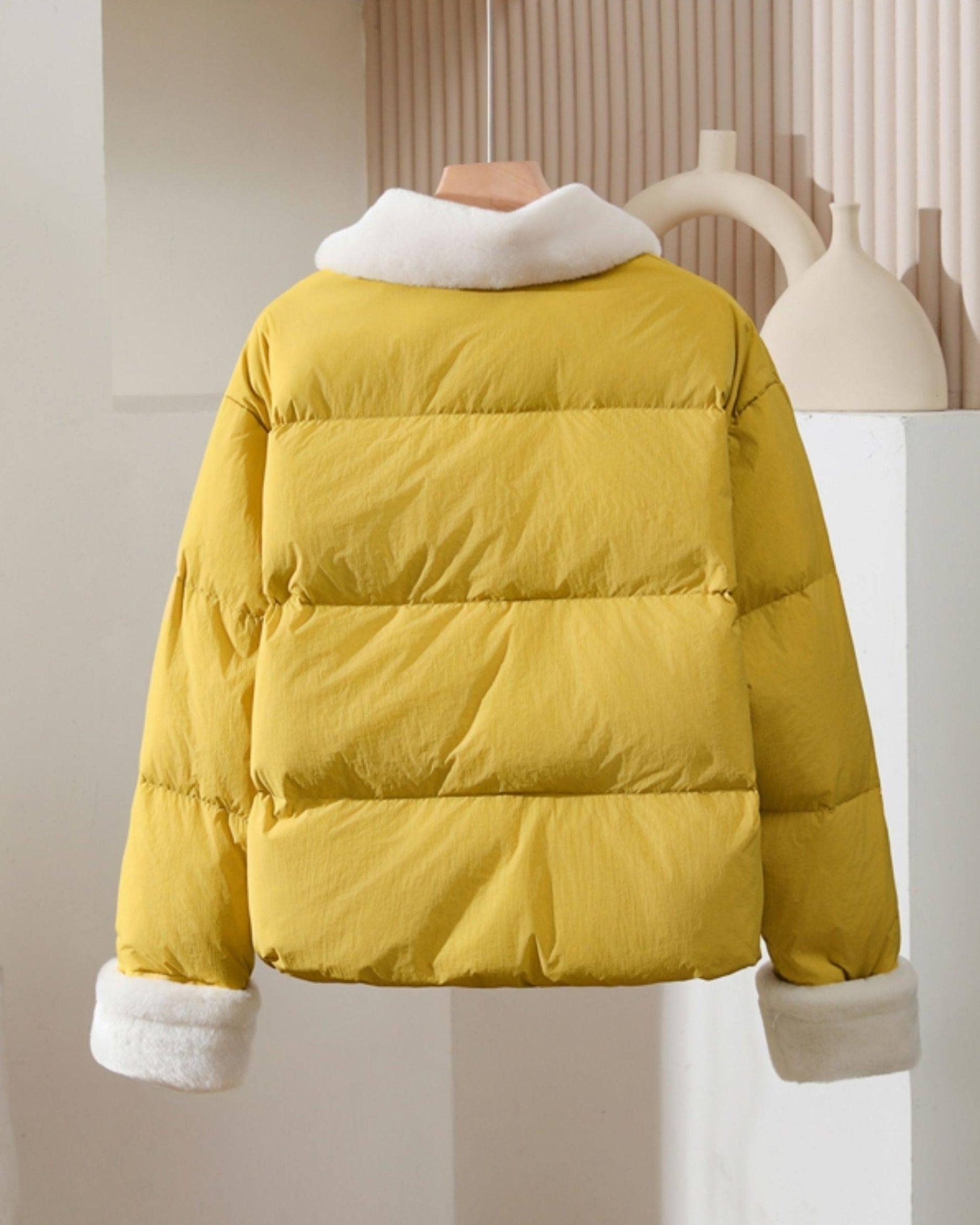 Pink Winter Puffer Jacket