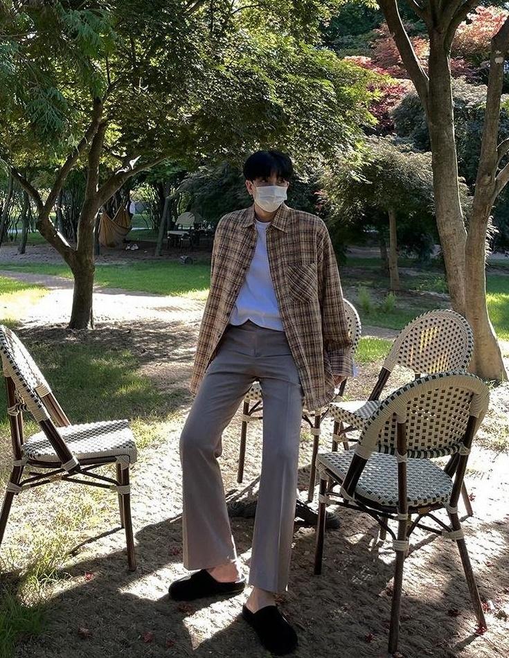 Plaid Casual Loose Fit Shirt Jacket