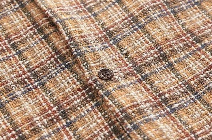 Plaid Casual Loose Fit Shirt Jacket
