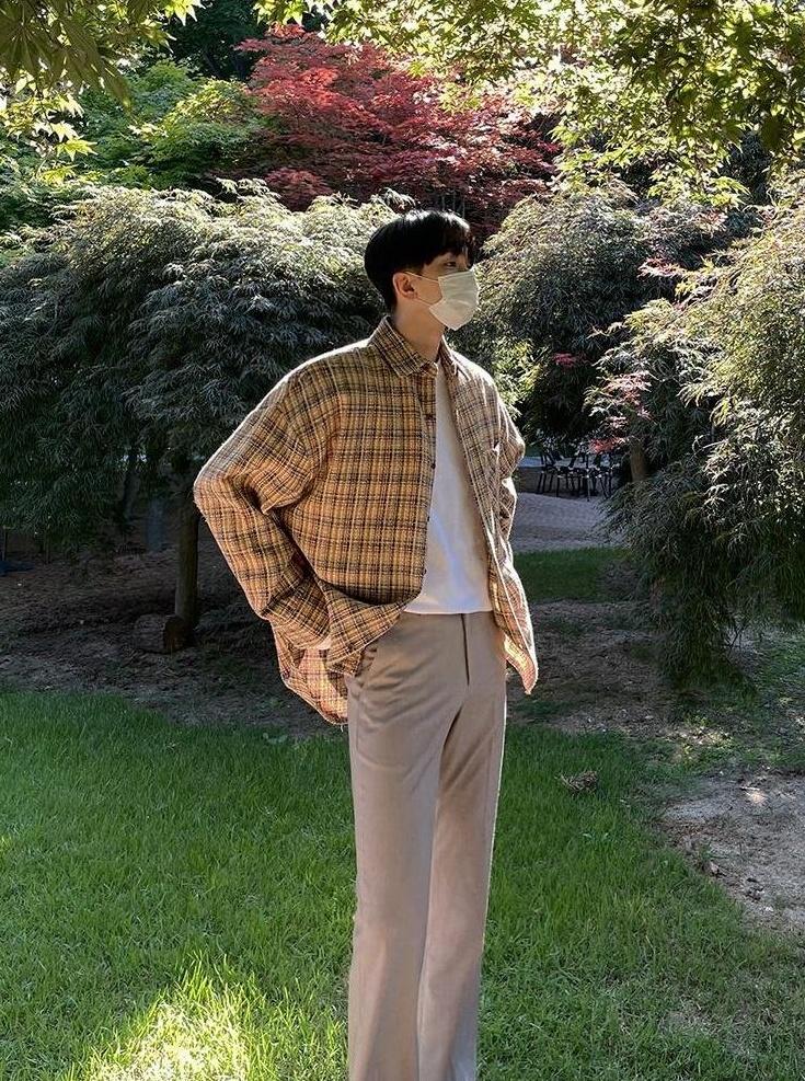 Plaid Casual Loose Fit Shirt Jacket