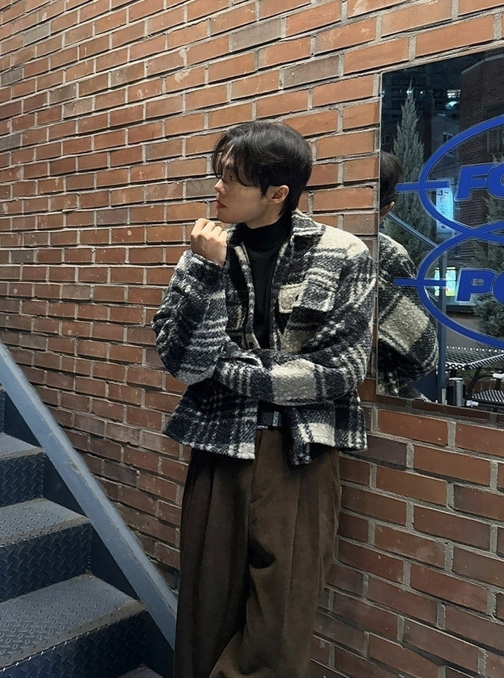 Chic Plaid Commuter Jacket