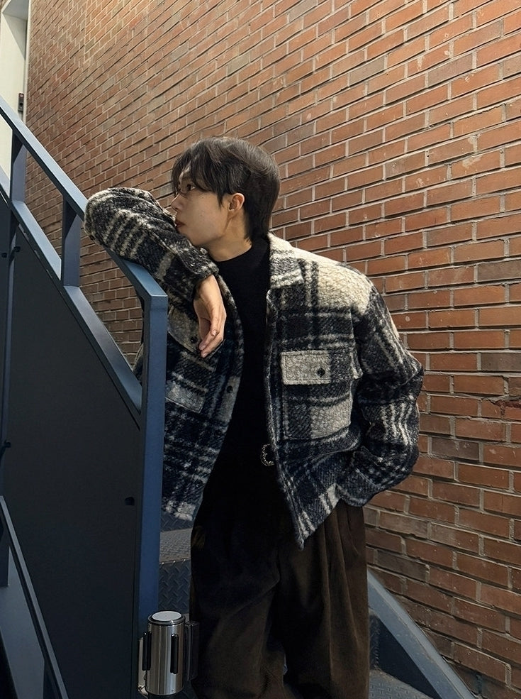 Plaid Commuter Style Jacket