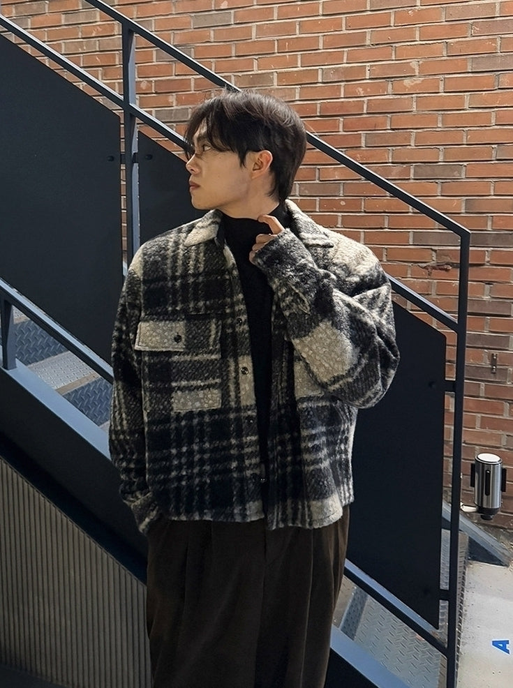 Chic Plaid Commuter Jacket